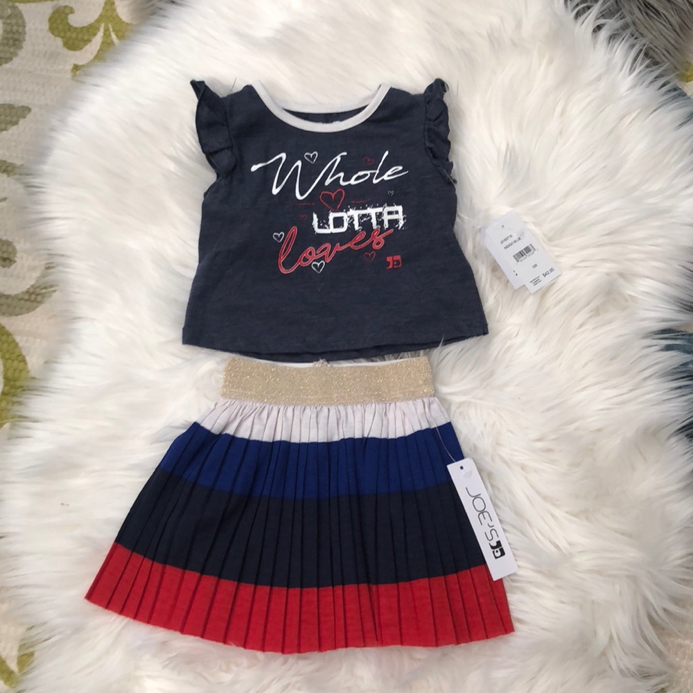 Girls toddler joe’s jeans outfit